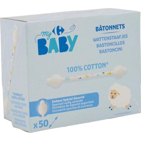 COTTON STEM BABY 50PC (#118407)