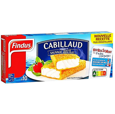 BREADED COD SLICES 510G (#120205)