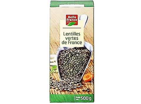 GREEN LENTILS FROM FRANCE 500G (#117633)