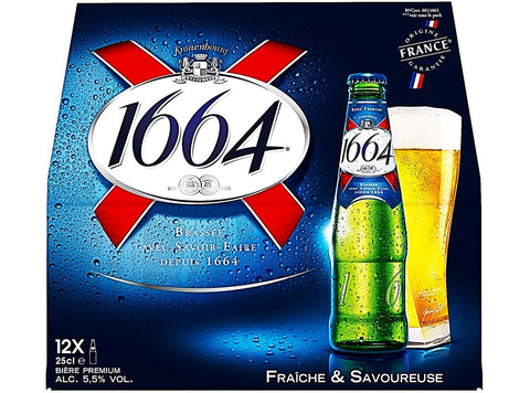 1664 BLONDE BEER 5.5% 25CL (#118618)