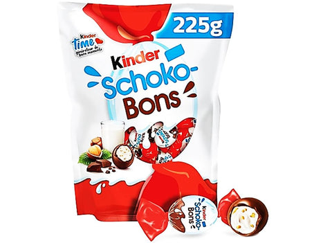 MILK CHOCOLATE HAZELNUT SCHOKOBONS 225G (#116085)