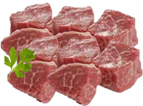 ORGANIC BEEF CUBES FOR STEWING 250G (#123370)