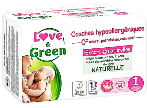 HYPOALLERGENIC NAPPIES T1 2-5KG 44PC (#124802)