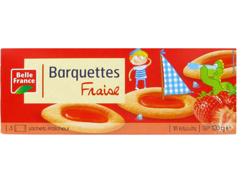 STRAWBERRY BARQUETTES 120G (#126831)