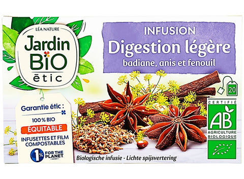 ORGANIC LIGHT DIGESTION HERBAL TEA 20PC (#123569)