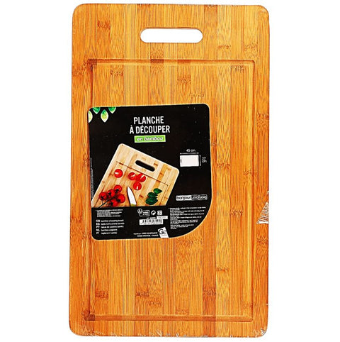 RECTANGULAR BAMBOO CHOPPING BOARD (#119593)