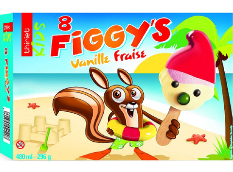FIGGYS VANILLA-STRAWBERRY 296G 8PC (#120623)