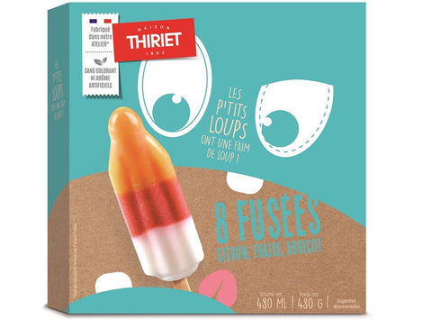 ROCKETS STRAWBERRY-APRICOT-LEMON 440G 8PC (#120613)