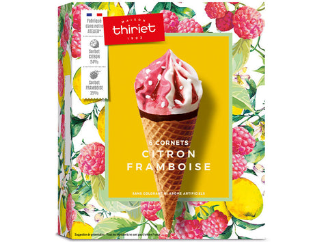 CONES CLASSICO LEMON-STRAWBERRY 468G 6PC (#120637)