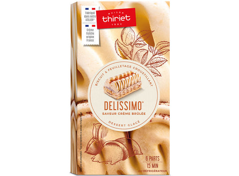 DELISSIMO CREME BRULEE DESSERT 400G 6 PORTIONS (#112989)