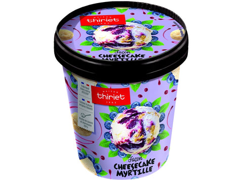 ICE CREAM PINTE BLUEBERRY-CHEESECAKE 375G 500ML (#120661)