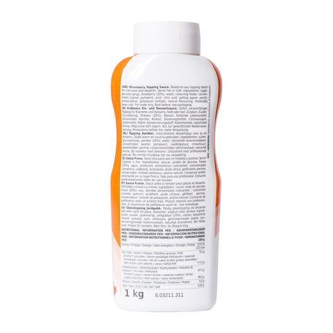 STRAWBERRY TOPPING SAUCE 1KG (#1932)