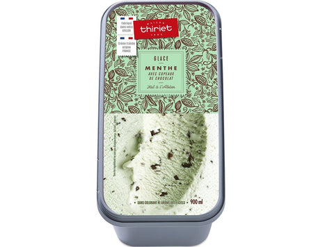 ICE CREAM TUB MINT WITH CHOCOLATE CHIPS 900ML (#120647)