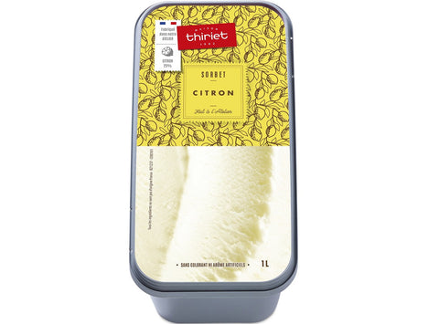 ICE CREAM TUB LEMON SORBET 1L (#120653)