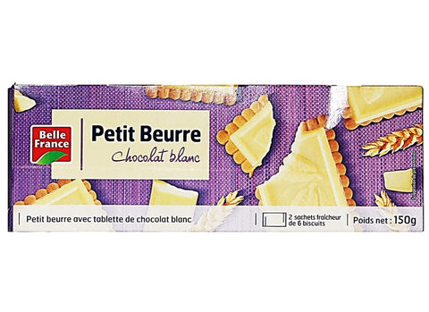 WHITE CHOCOLATE PETIT BEURRE 150G (#122455)