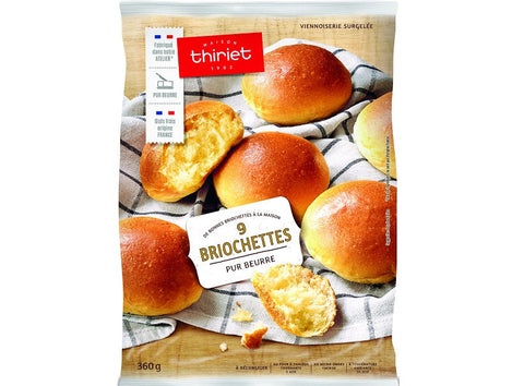 PURE BUTTER BRIOCHES 360G 9 PIECES (#112994)