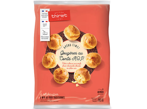 GOUGERES PUFFS WITH COMTE CHEESE 280G 40 PIECES (#112999)