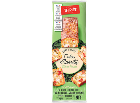 SAVOURY APPETIZER CAKE WITH GOAT CHEESE 240G 10 SLICES (#113004)