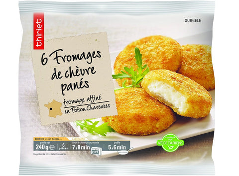 BREADED GOAT CHEESE BITES 240G 6 PIECES (#113014)