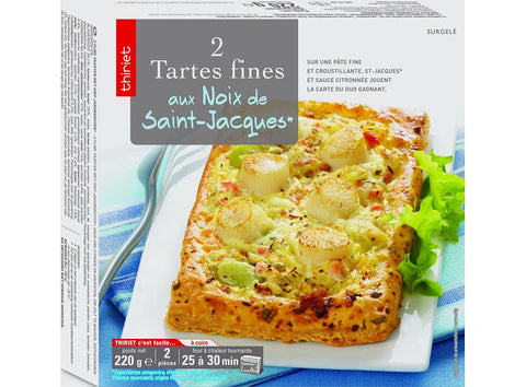 SAVOURY TART WITH SCALLOPS 220G 2 PIECES (#113035)