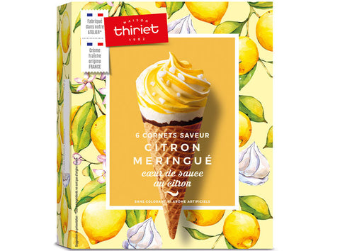 CONES LEMON-MERINGUE 462G 6PC (#120632)