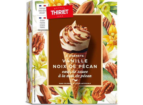 CONES VANILLA PECAN NUTS 462G 6PC (#120636)