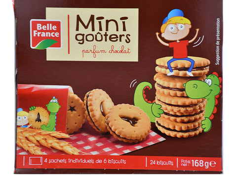 MINI CHOCOLATE ROUND BISCUITS 168G (#122494)