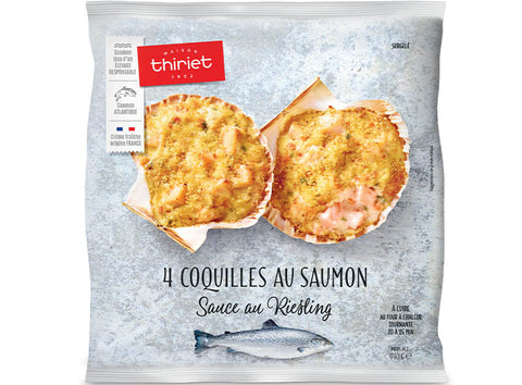 SEASHELL WITH SALMON RIESLING SAUCE 440G 4 PIECES (#113060)