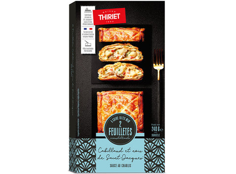SAVOURY PUFF PASTRIES WITH COD-SCALLOPS 300G 2 PIECES (#113065)