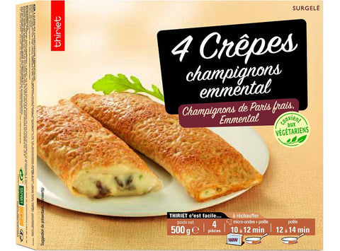 STUFFED CREPES WITH MUSHROOM EMMENTAL 500G 4 PIECES (#113074)