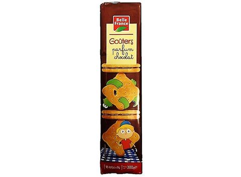 CHOCOLATE SQUARE SANDWICH BISCUITS 300G (#116768)