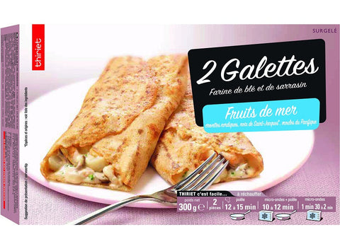 STUFFED BUCKWHEAT GALETTES WITH SEAFOOD 300G 2 PIECES (#113076)