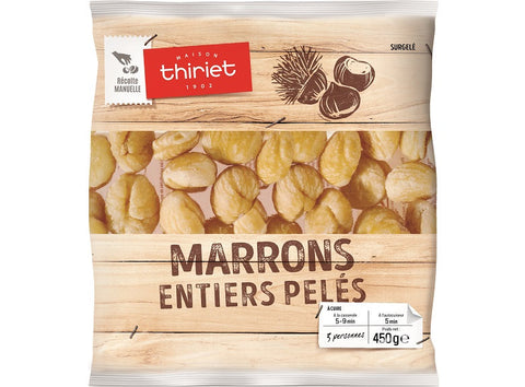 PEELED WHOLE CHESTNUTS 450G 3 PORTIONS (#113081)