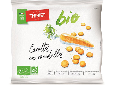 ORGANIC SLICED CARROTS 600G 4 PORTIONS (#113096)
