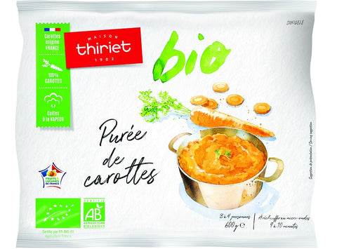 ORGANIC CARROT PUREE 600G 4 PORTIONS (#113097)