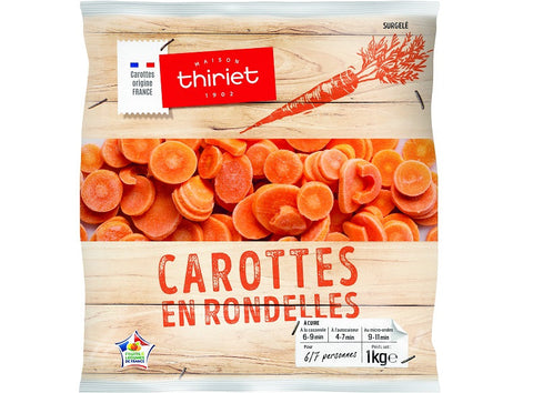 SLICED CARROTS 1KG 6-7 PORTIONS (#113099)