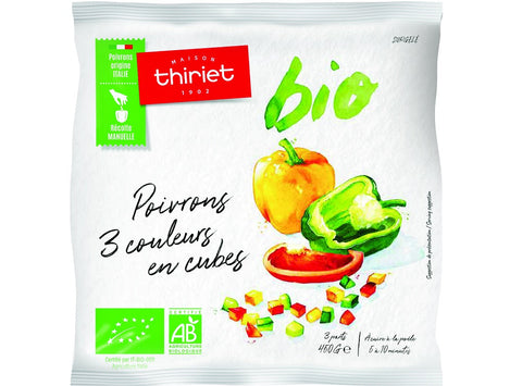 DICED BELL PEPPERS 3 COLOURS 450G 3 PORTIONS (#113105)