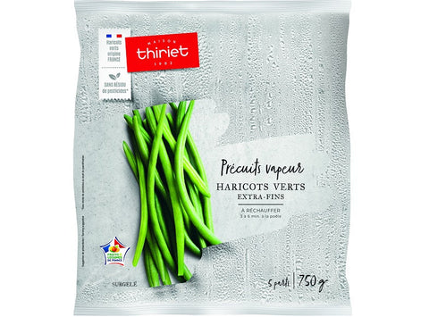 PRE-STEAMED HG FRENCH BEANS 750G 5 PORTIONS (#113115)