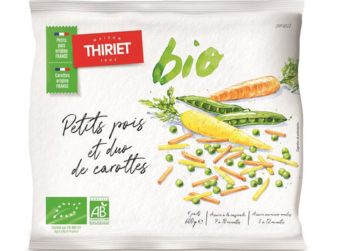 ORGANIC CARROT-GREEN PEAS MIX 600G (#113126)