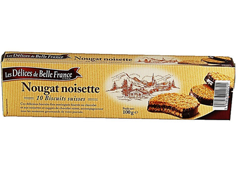 NOUGAT HAZELNUT BISCUITS 100G (#116566)