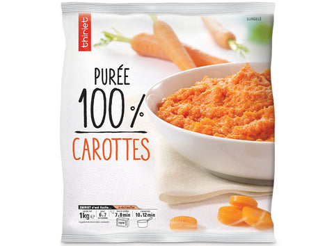 CARROT PUREE 1KG 6-7 PORTIONS (#113135)