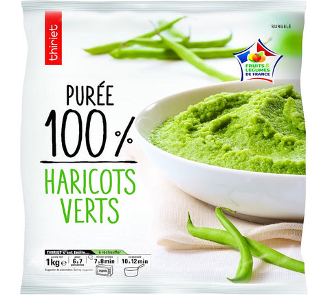 FRENCH BEANS PUREE 1KG 6-7 PORTIONS (#113138)