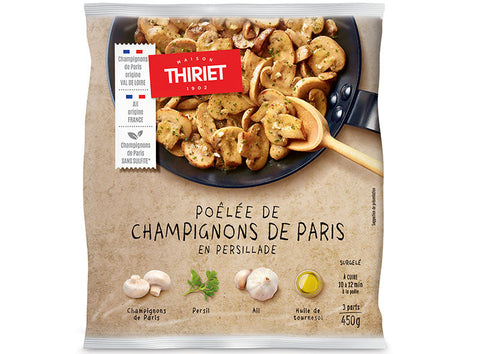 PAN-FRIED BUTTON MUSHROOM IN PERSILLADE 450G 3 PORTIONS (#113147)