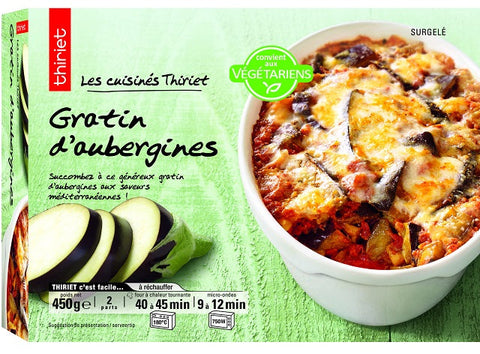 EGGPLANT GRATIN 450G 2 PORTIONS (#113176)