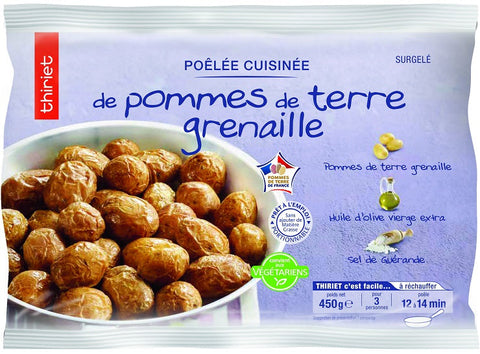 PAN-FRIED BB POTATOES OLIVE OIL GUERAND SALT 450G 3 PORTIONS (#113182)