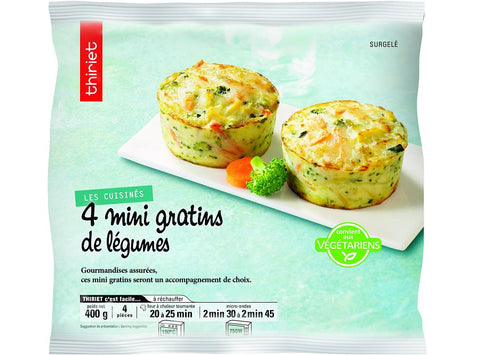 VEGETABLE GRATINS 400G 4 PIECES (#113183)