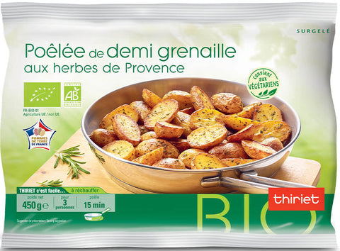 ORGANIC PAN-FRIED BB POTATOES PROVENCE-HERBS 450G 3 PORTIONS (#113184)
