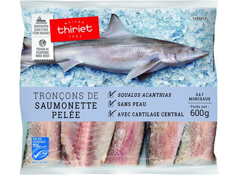 SKINLESS ROCK SALMON PORTIONS ECO FISHING 600G 5-7 PIECES (#113188)