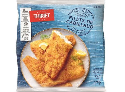 BREADED COD FILLETS ECO FISHING 500G 4-5 PIECES (#113204)