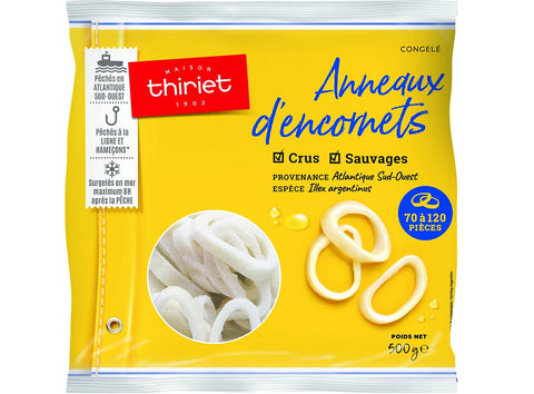 SQUID RINGS 500G 35-60 PIECES (#113212)